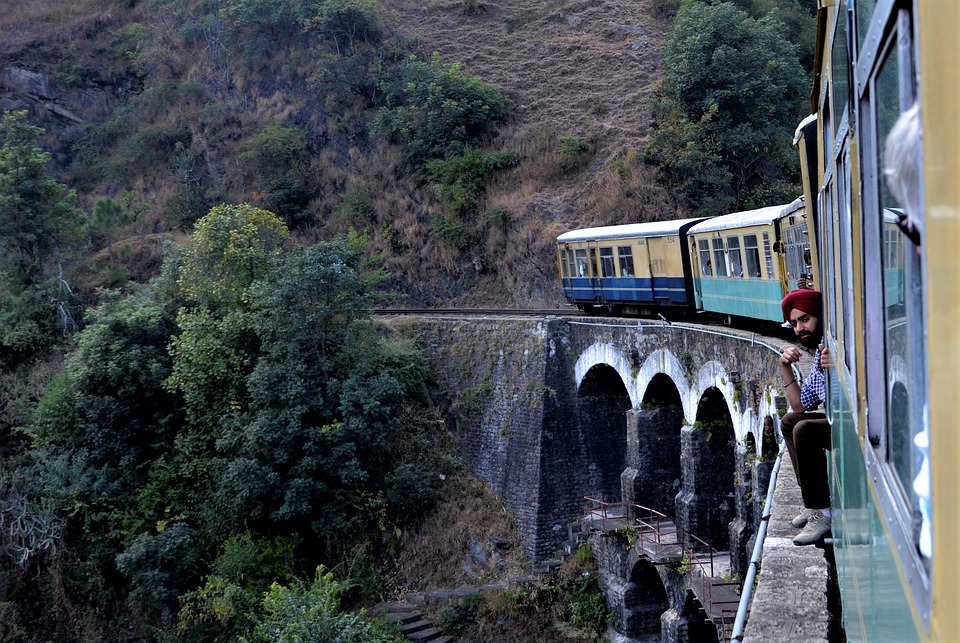 Arches Viaduct Travel India Shimla Train